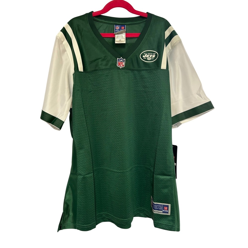 NFL New York Jets Pro Line Jersey Dress Green White Size‎ L/G Unisex